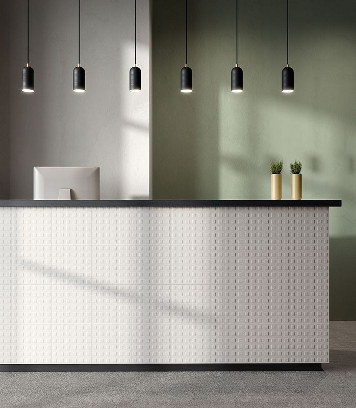 Fioranese Fio.Block Bianco 30,2x60,4 BK361R płytka ścienna dekoracyjna 129485
