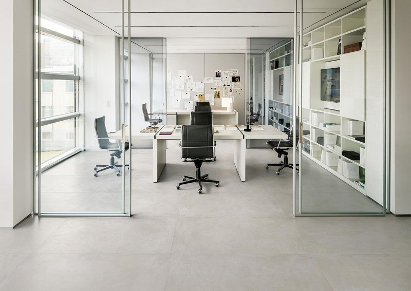 Marazzi Plaza White Strutturato 60x120 M9AR płytki betonowe gresowe 141207