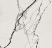 Płytki podłogowe marmur białe z czarną żyłą Florim Floor Gres B&W_Marble Breach Naturale 766598 60x60 93978