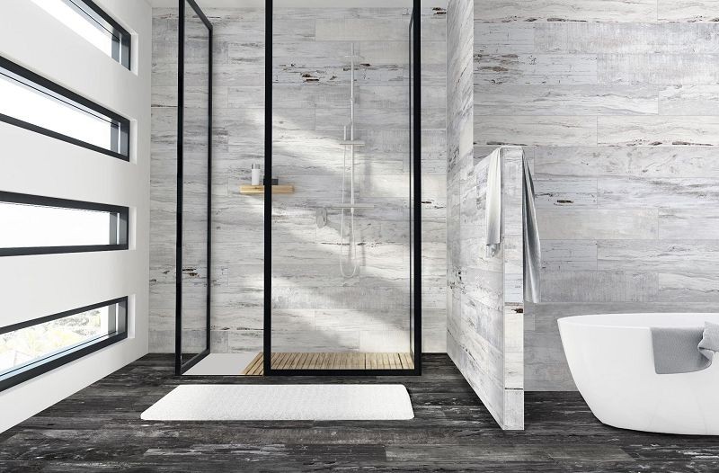 Absolut Keramika Palau White 15x90 płytka drewnopodobna 108054