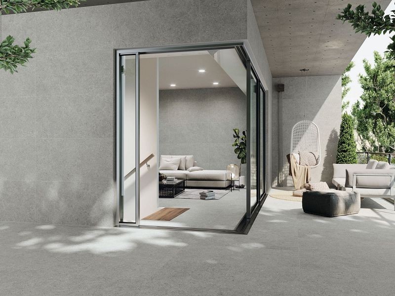 Baldocer Brunswich Cromo Espesor. Rec. Anti-Slip 60x60 płytki betonowe gresowe 115735