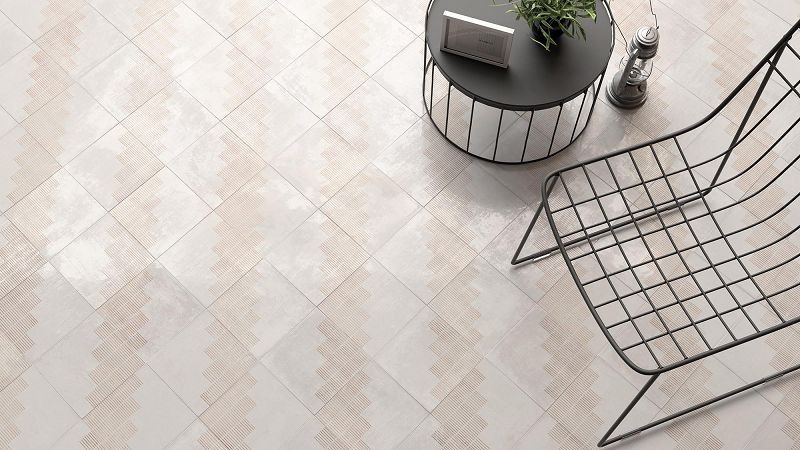 WOW Chateau Lines White Gloss 18,5x18,5 płytka gresowa 164423