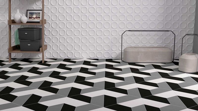 WOW Trapezium Floor Graphite Matt 9,8x23 płytka podłogowa 166016