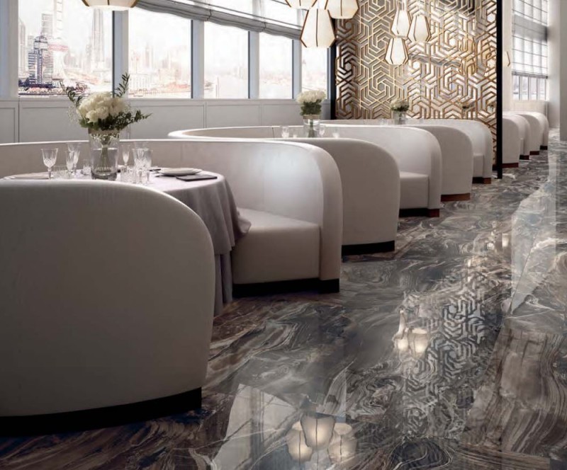 Gres cappuccino marmur półpoler Flaviker Supreme Exotic Brown Floor Anticato SPFLO44 60x120 75696