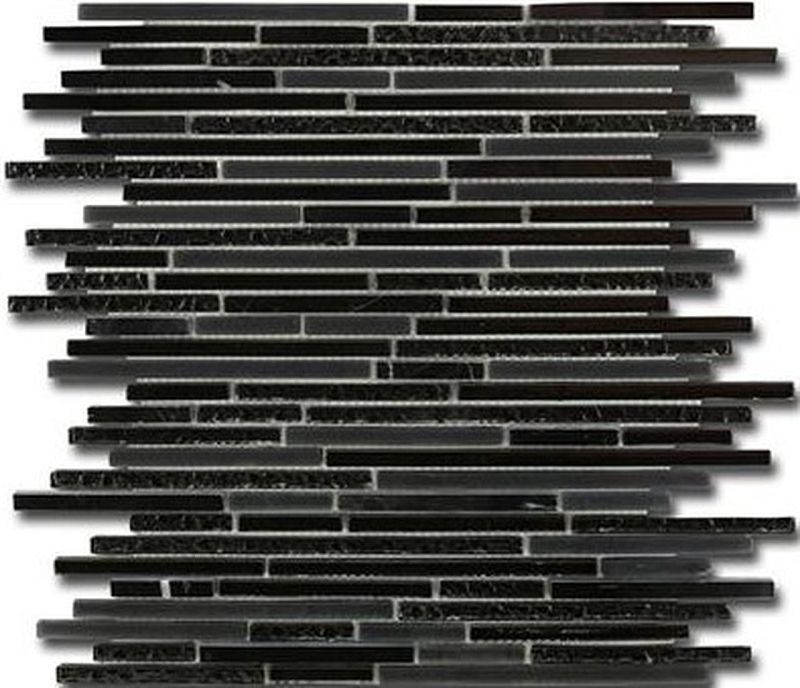 Mozaika Dekoracyjna 050195 Stick Black 30,0x30,8 104144