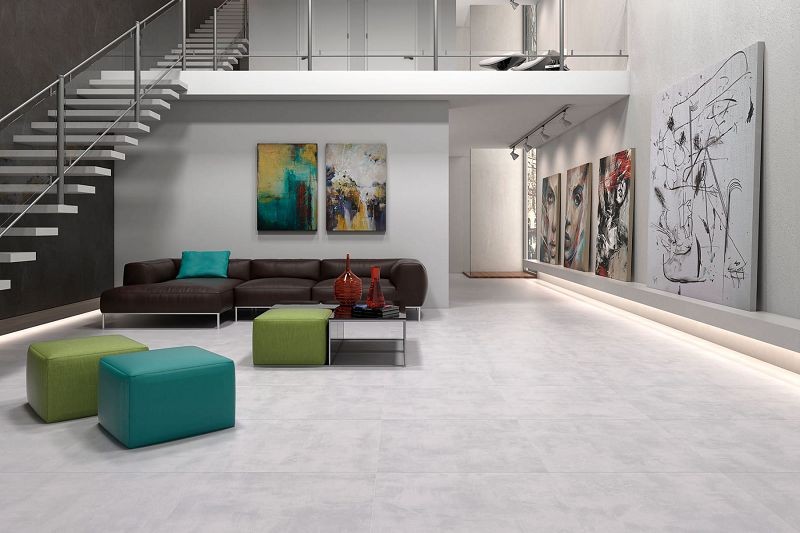 Geotiles Cemento Blanco Lapatto Rectified 30x60 płytka gresowa 132095