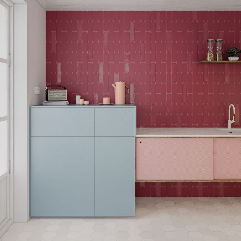 WOW Grace O Berry Matt 7,5x30 płytki ścienne cegiełki 155933