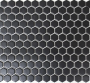 Mozaika heksagonalna czarna mat Metropol MM 0213 26,0 x 30,0 74488