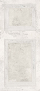 Płytki podłogowe spiek kwarcowy duże cienkie beton kamień biały przetarty ABK Ghost Boiserie Ivory Ret 120x280