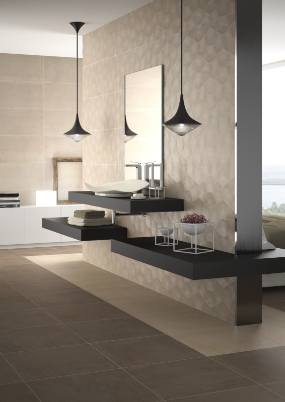 Płytki 3 D Saloni Sunset Blanco Blind CAX500 40x120 1913