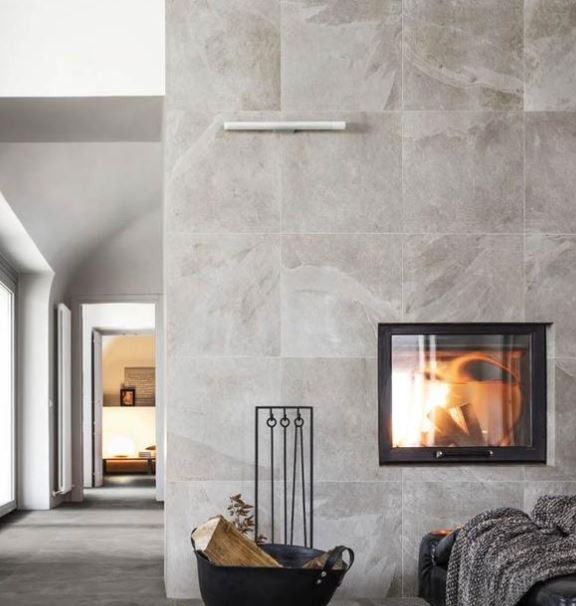 Płytki podłogowe imitujące naturalny kamień Marazzi Mystone Ardesia Cenere Strutt M059 30x60 40721