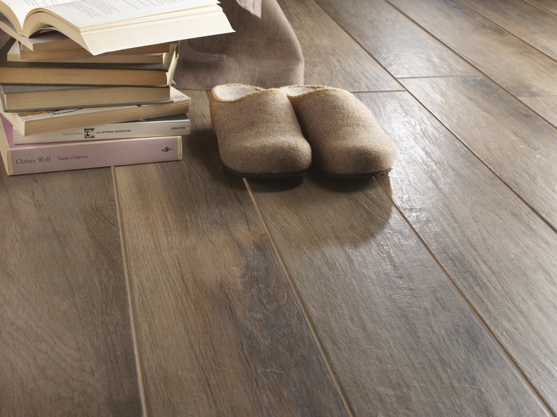 Płytka drewno braz ciemne sęki Marazzi Treverkway indoor Rovere MLA2 15X90 13734