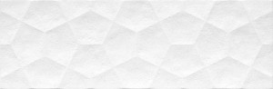 Płytki ścenne białe 3d Saloni Sunset Arkan Blanco 40x120