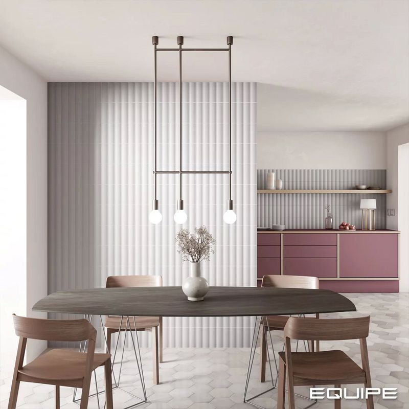 Equipe Vibe Out Lunar Grey Matt 6,5x20 płytki ścienne cegiełki 128689