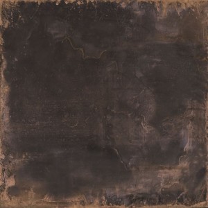 Płytki grafit przetarte ze rdzą metalizowane industrialne Sant Agostino Oxidart Black 90x90