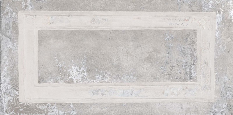 Płytki podłogowe beton kamień szary ABK Ghost Boiserie Grey/Ivory Ret 60x120 88374