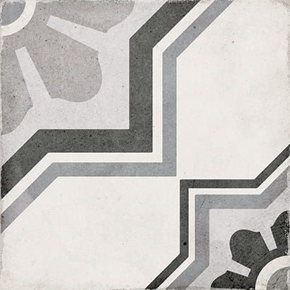 Equipe Art Nouveau Capitol Grey 20x20 płytka gresowa patchwork 164643