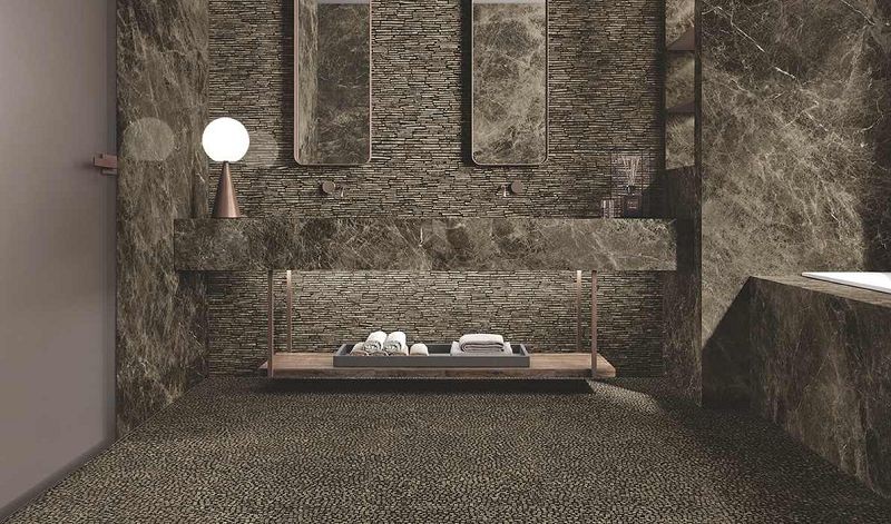 Emil Ceramica Tele Di Marmo Frappuccino Pollock Nat. Rett. 60x120 ED48 płytka gresowa 126239