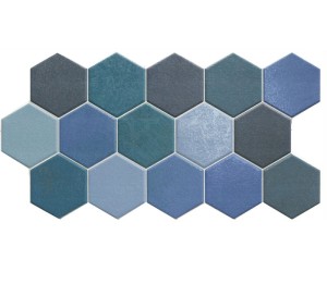 Realonda Hex Aquamarine 26,5x51 płytka gresowa