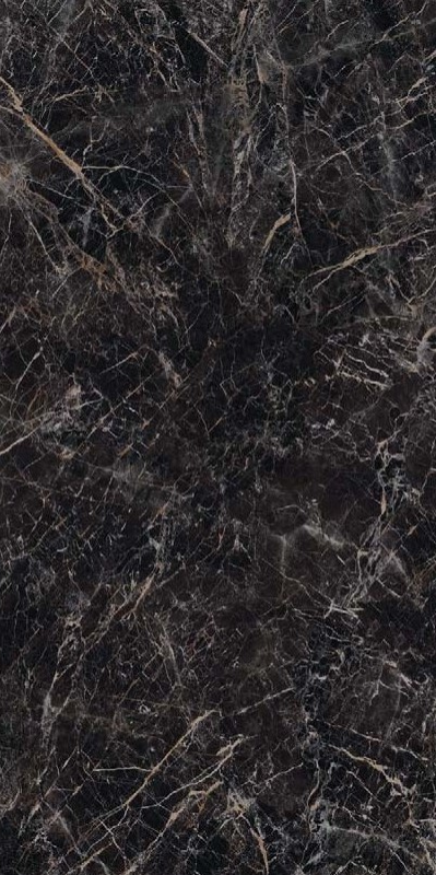 Płytki-spieki imitujące ciemno-brązowy marmur połysk Marazzi Grande Marble Look S. Laurent Lux M0GA 120x240 16415
