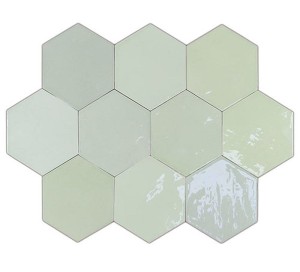 WOW Zellige Hexa Mint 10,8x12,4 płytka heksagonalna