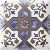 Płytki orientalne granatowe Mainzu Hd Effects Dekor Esna Blu 15x15 58172