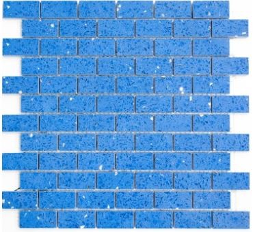 Mozaika gresowa niebieska mała cegiełka Metropol MM 1182 30,0 x 30,0 85822