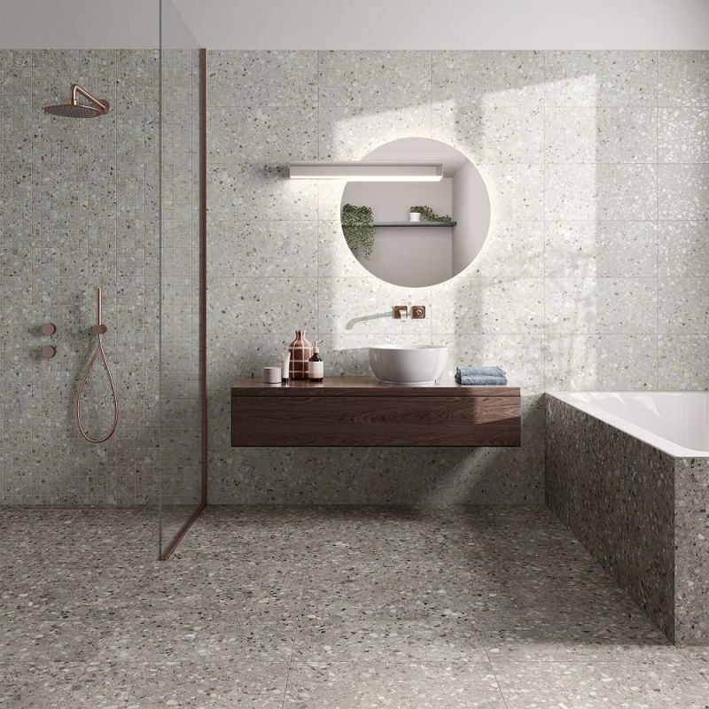 Saime Frammenta Taupe Naturale 60x120 płytki lastryko gresowe 150524