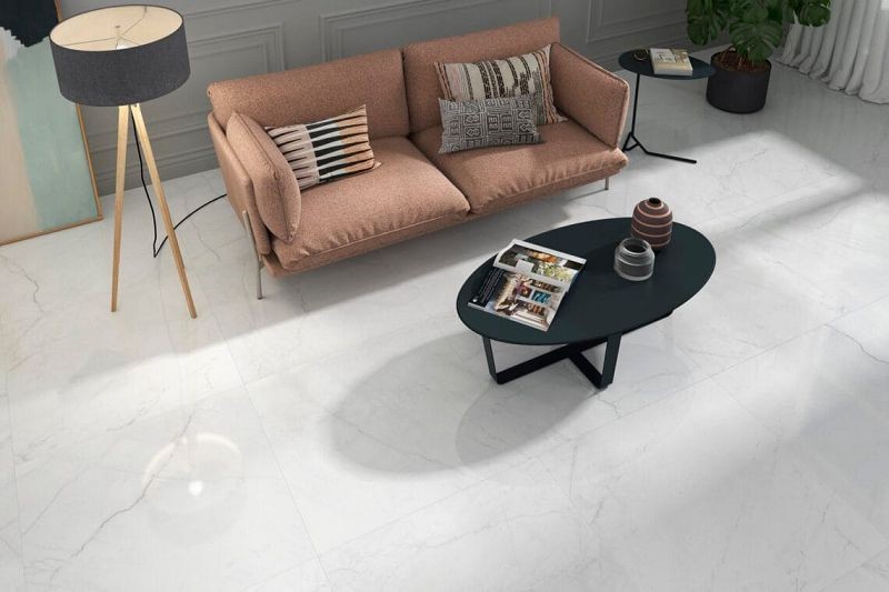 Emigres Halo - Pul Blanco 79x79 płytki marmurowe gresowe 125617