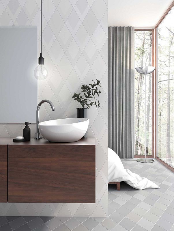 WOW Flow Diamond White 14x24 płytka gresowa 165972