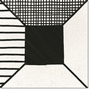 Equipe Caprice Deco Block B&W 20x20 płytka gresowa