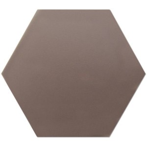 Antonus Hexagono Chocolate Mate 17x15 płytka ścienna