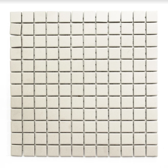 Mozaika monokolor biała mały kwadrat mat Metropol MM 0062 32,7 x 30,2 75336