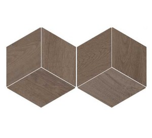 WOW Flow Diamond Wood Dark 14x24 płytka gresowa