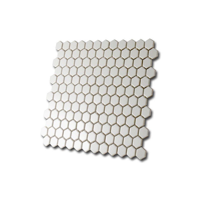 Mozaiki heksagonalne białe El Casa Hexagon Blanco Mat 26,0x30,0 cm 10764