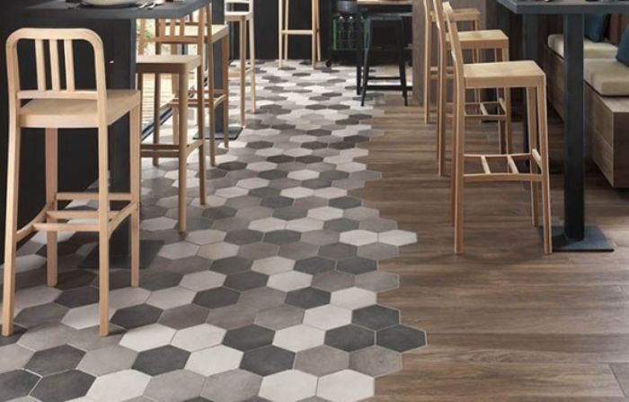 Equipe Hexatile Cement White 17,5x20 płytka gresowa 127759