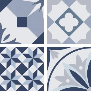 Gayafores Lumier Taco Blue 16,5x16,5 płytka gresowa patchwork