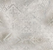 Płytki wzorzyste szaro-beżowe Absolut Keramika Ellesmere Decor Lappato 60x60 61380