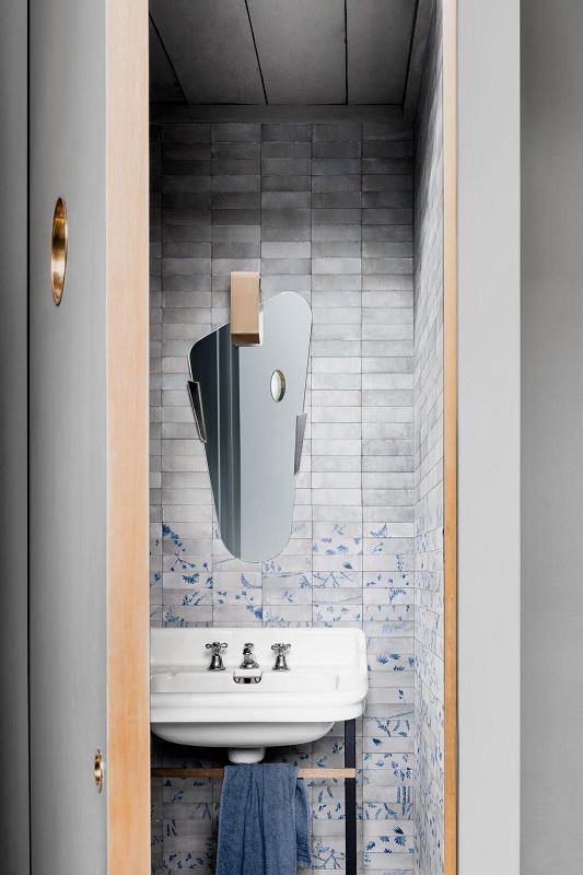 Marazzi Rice Grigio Decoro Leaf Lux 5x15 M96V płytki cegiełki 141490