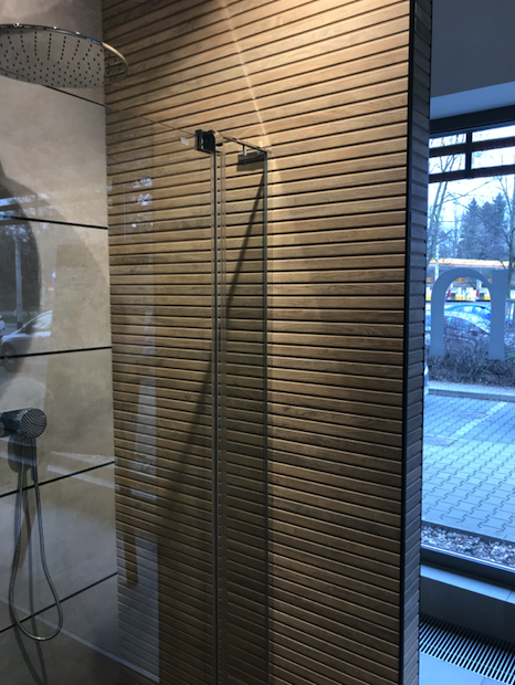Płytki paseczki drewno braz Porcelanosa Lexington Cognac 45X120 94625