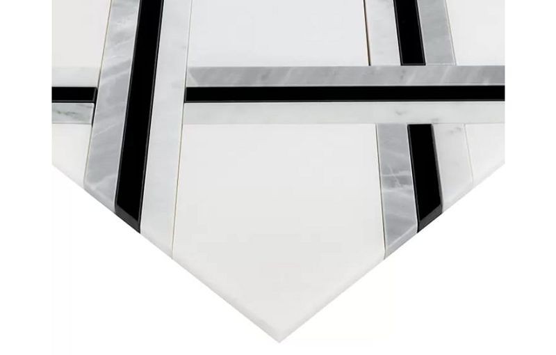 Dunin Manorial Pure White Quadron 30x30 mozaika kamienna 103676