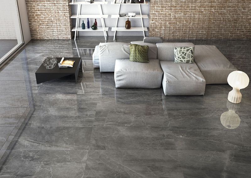 Tuscania Athena Nero Rect. 61x61 płytka gresowa 152134