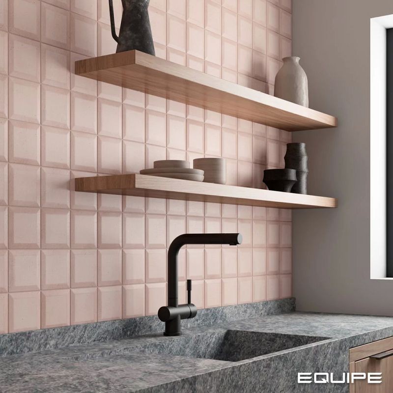 Equipe Memphis Pink 10x10 płytki ścienne cegiełki 128248