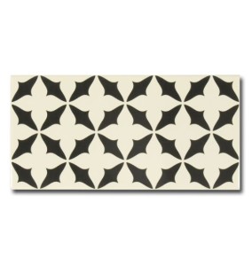 Vives Mugat-Rivoli Caumartin Negro 10x20 płytka ścienna