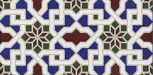 Płytki patchworkowe wzorzyste Mainzu Zócalo Alhambra 14x28