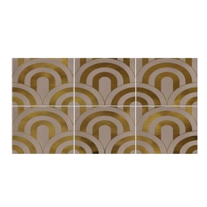 Vives Hanami Takada Nuez Oro 23x33,5 płytki ścienne