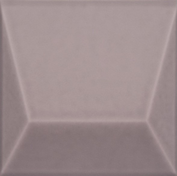 Płytki lilowy ścienne trójwymiarowe 3D 3D Decus Keops Nude Mate 15x15 26657