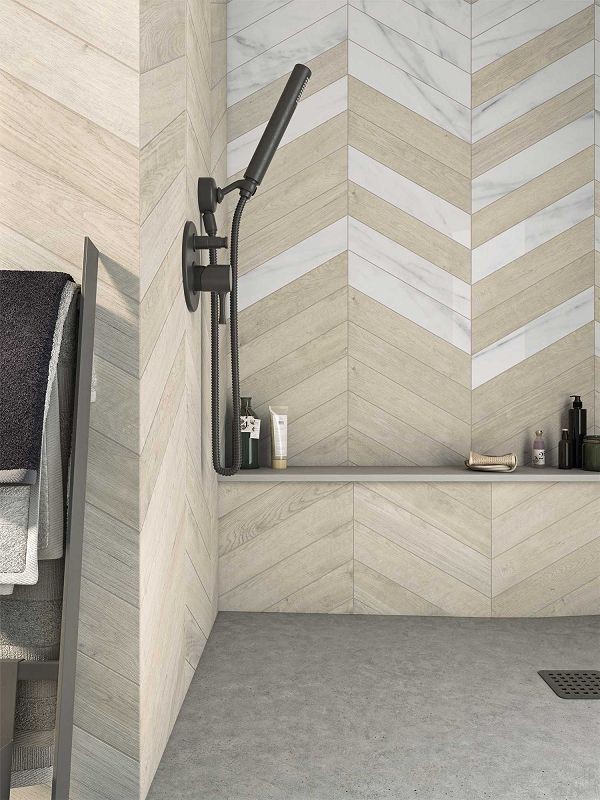 WOW Chevron A Wood Light 9,8x52,2 płytka drewnopodobna 155660