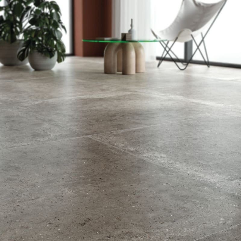 Ariana Anima Fango Naturale 80x80 płytki gresowe imitujące beton 114345