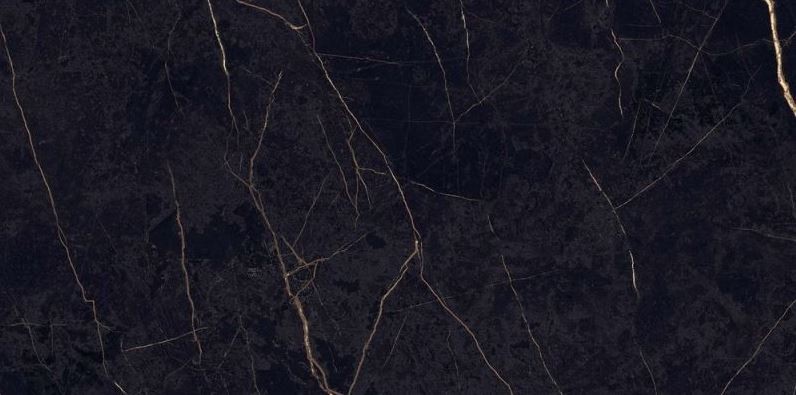 Płytka marmur czarny ze złotą żyłą Flaviker Supreme Evo Noir Laurent lux 60x120 anr 78847